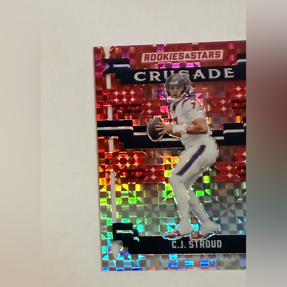 2024 Panini Rookies & Stars Crusade Card - Red and Silver CJ. Stroud # C-CSD - Picture 4 of 8